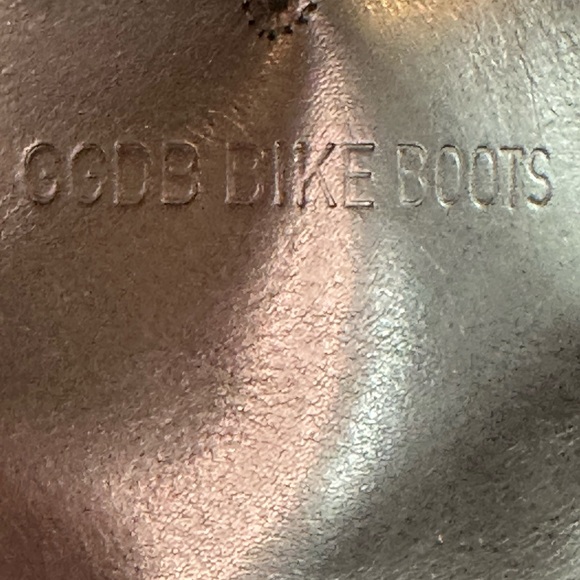 Golden Goose GGDB Deluxe Black Biker Boots With Braided Buckle, Size 40 - Picture 6 of 13